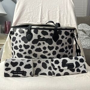 4 piece Simply Southern Cowprint Purse Set